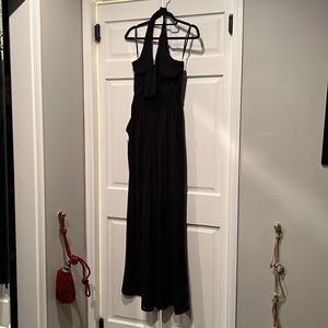 Black halter jumpsuit